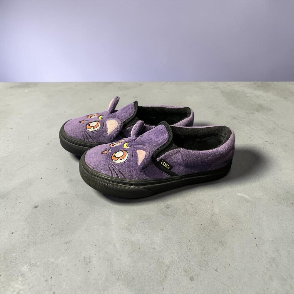 Vans x Pretty Guardian Sailor Moon Kids Classic Slip-On Luna sneakers 13.5 EU 31